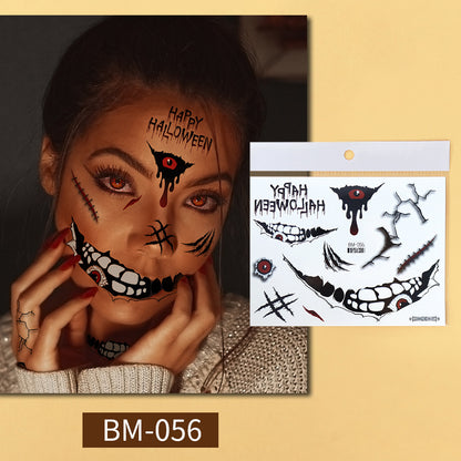 Halloween Prank Makeup Temporary Tattoo
