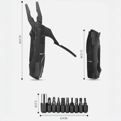 Portable Multi-function Knife and Pliers Set