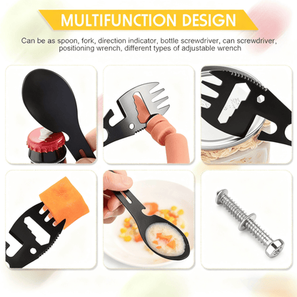 7-in-1 Multi-functional Survival Fork & Spoon